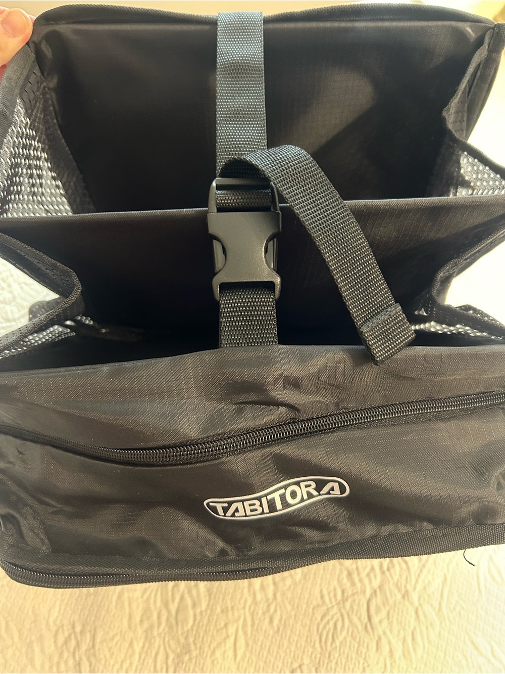 Black Portable Hanging Closet & Travel Organizer - Picture 4 of 4